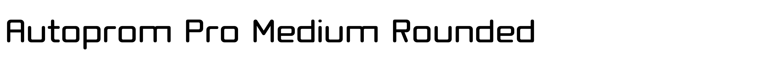 Autoprom Pro Medium Rounded